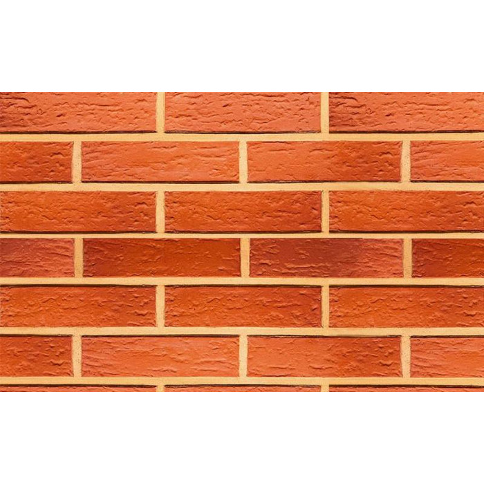 Кирпич облицовочный пустотелый Terca Red риф, 250х85х65 мм