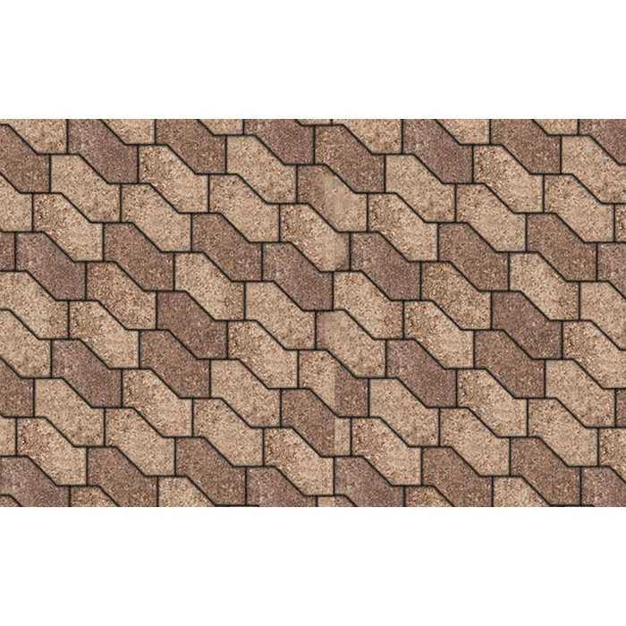 Плитка тротуарная S-Форма В.3.Ф.10 Листопад гранит xаски 172x94x100 мм