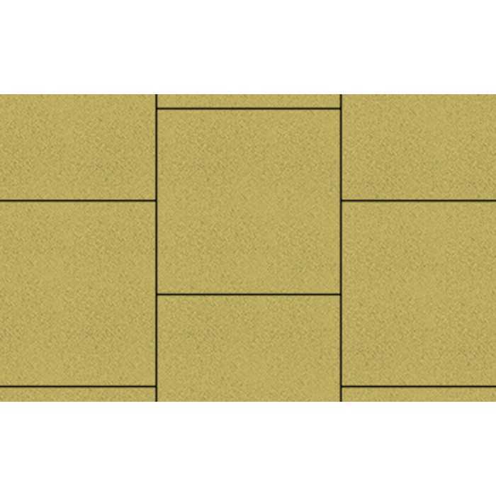 Плитка тротуарная Квадрум (Квадрат) Б.6.К.8 гладкий желтый
